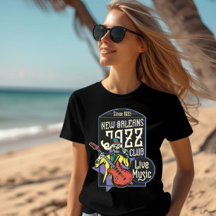 New Orleans Jazz Club Live Musik Seit 1933 T-Shirt