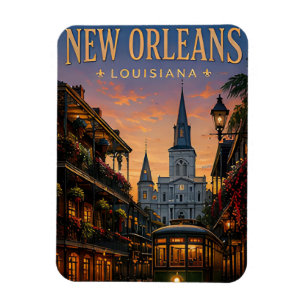 New Orleans Jazz Heritage Reise Magnet