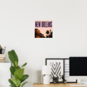 New Orleans Jazz Heritage Reise Poster (Heimbüro)