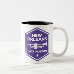 New Orleans Jazz Museum® Trompeten-Tasse Zweifarbige Tasse