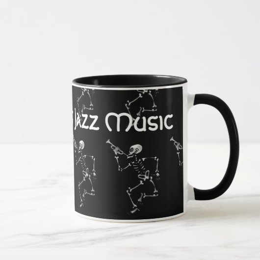 New Orleans Jazz Music 2017 Skelett Tasse (Rechts)