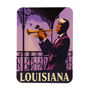 🎷 New Orleans Jazz Nacht Erinnerungen Magnet