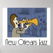 New Orleans Jazz Poster (Vorne)