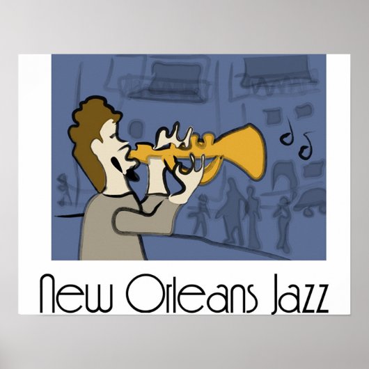 New Orleans Jazz Poster (Vorne)