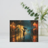 New Orleans Jazz Postkarte (Stehend Vorderseite)