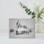 New Orleans Jazz Postkarte (Stehend Vorderseite)