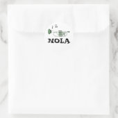 New Orleans Jazz Trumpet Aufkleber (Tasche)