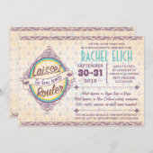 New Orleans Junggeselinnen-Abschied Einladung (Vorne/Hinten)