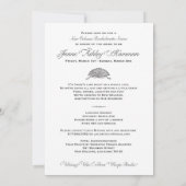 New Orleans Junggeselinnen-Abschied Einladung (Rückseite)