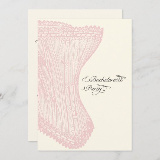 New Orleans Junggeselinnen-Abschied Einladung (Vorne/Hinten)