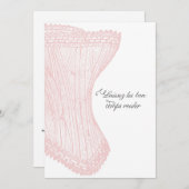 New Orleans Junggeselinnen-Abschied Einladung maßg (Vorne/Hinten)