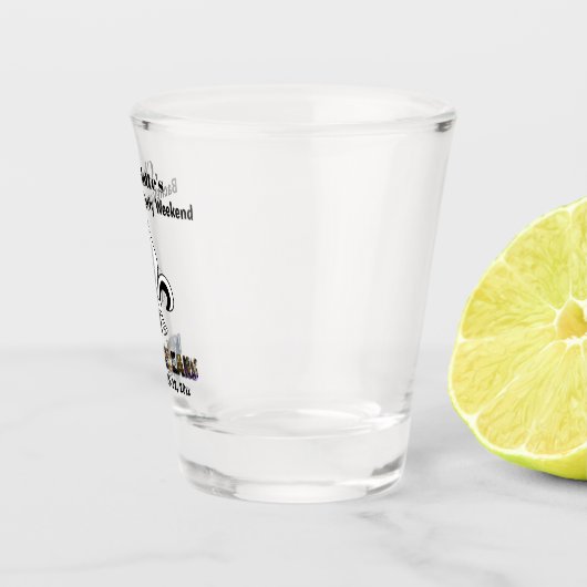 New Orleans Junggeselinnen-Abschied Gefallen Städt Schnapsglas (Rechts)