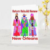 New Orleans Karte (Gelbe Blume)