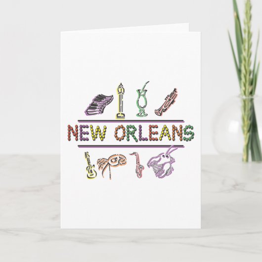 New Orleans Karte (Vorderseite)