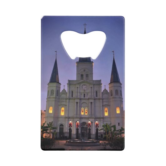 New Orleans, Kathedrale Basilica, Jackson Square Geldbeutel Flaschenöffner (Vorderseite)