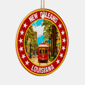 New Orleans Keramik Ornament (Rechts)