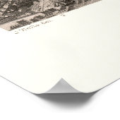 New Orleans, LA Panorama Karte - 1863 Poster (Ecke)