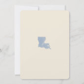 New Orleans LA Wedding Einladung (Rückseite)