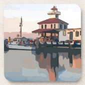 New Orleans Lighthouse Untersetzer (Vorderseite)