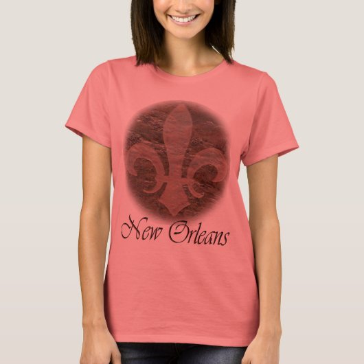 New Orleans Lilie T-Shirt (Vorderseite)