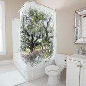 *~* New Orleans Living Oak Tree Art Malerei Duschvorhang (Beispiel)