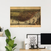 New Orleans, Louisiana 1885 Poster (Heimbüro)