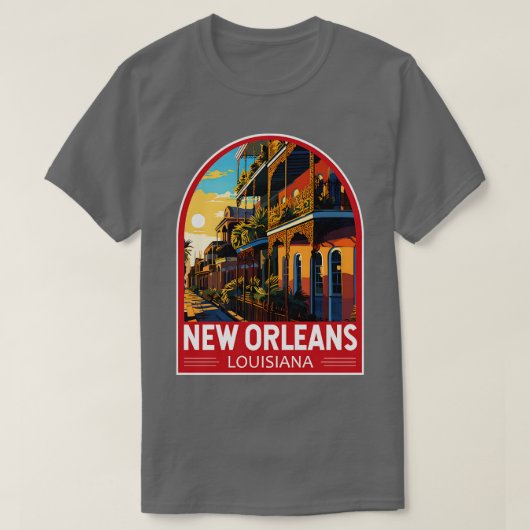 New Orleans Louisiana Besuchen Sie die Universität T-Shirt (Design vorne)