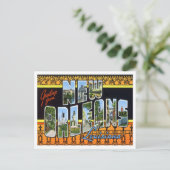 New Orleans, Louisiana Big Letters Postcard Postkarte (Stehend Vorderseite)