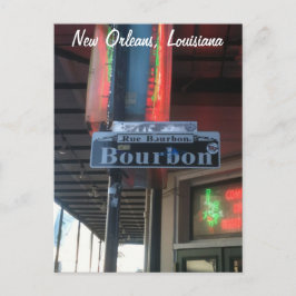 New Orleans Louisiana Bourbon Street Postcard Postkarte