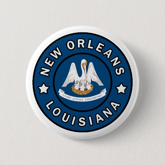 New Orleans Louisiana Button (Vorderseite)