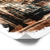 New Orleans Louisiana City View Poster (Ecke)