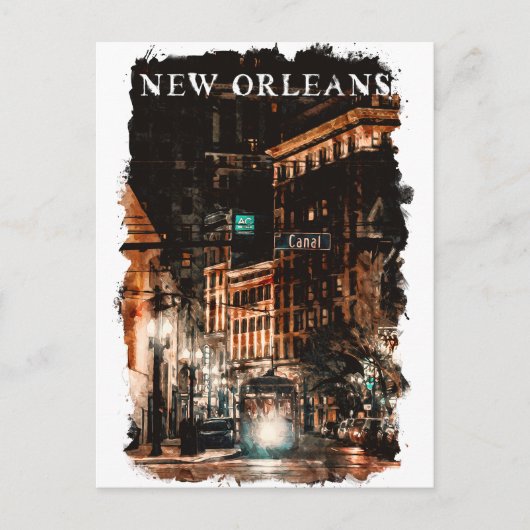New Orleans Louisiana City View Postkarte (Vorderseite)