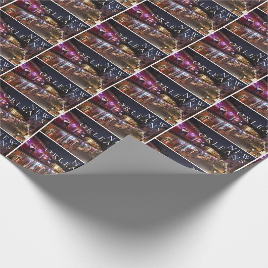 New Orleans, Louisiana | Das französische Viertel Geschenkpapier (Ecke)
