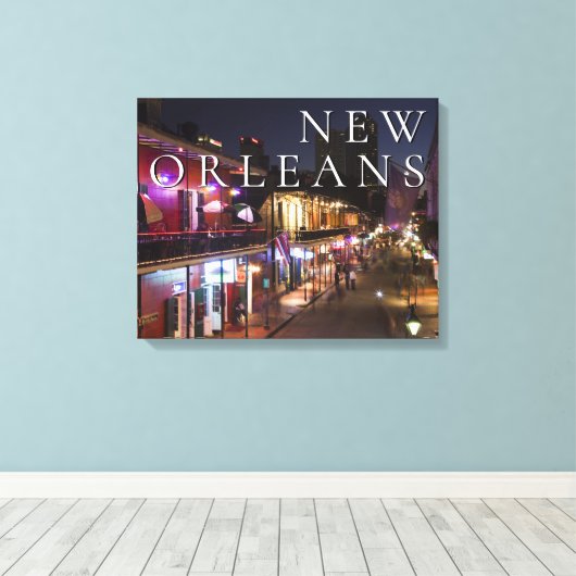 New Orleans, Louisiana | Das französische Viertel Leinwanddruck (Insitu (Holzboden))