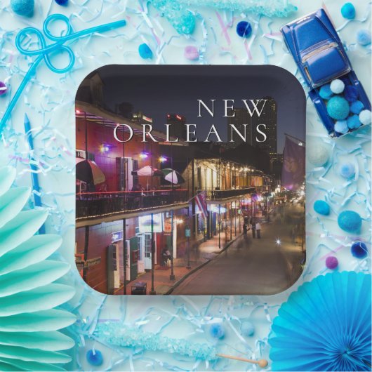New Orleans, Louisiana | Das französische Viertel Pappteller (Party)