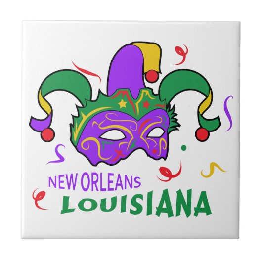 New Orleans Louisiana Fliese (Vorderseite)