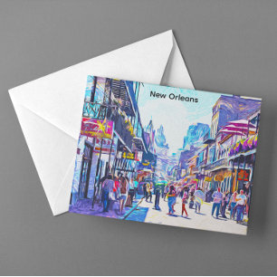 New Orleans Louisiana Französisches Viertel Postkarte