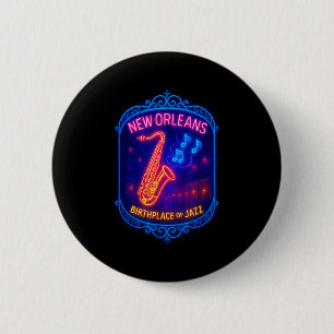 New Orleans, Louisiana, Geburtsort des Jazz Button