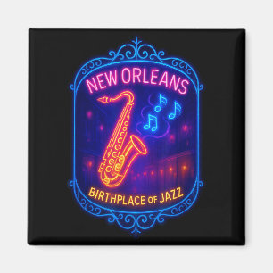 New Orleans, Louisiana, Geburtsort des Jazz  Magnet