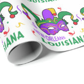 New Orleans Louisiana Geschenkpapier (Rolleneckpunkt)