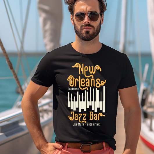 New Orleans Louisiana Jazz Bar T - Shirt