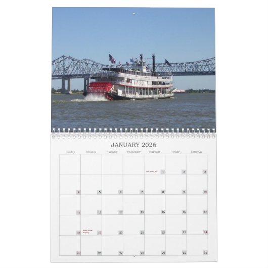 NEW ORLEANS, LOUISIANA KALENDER (Jan 2026)