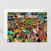 New Orleans, Louisiana Keepake Postkarte (Vorne/Hinten)
