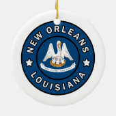 New Orleans Louisiana Keramik Ornament (Hinten)
