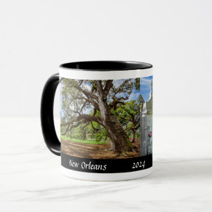 New Orleans, Louisiana, Lebenseiche & Friedhof Tasse