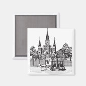 New Orleans, Louisiana Magnet (Vorderseite/Rückseite)