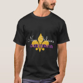 New Orleans Louisiana Mardi Gras 2025 Fleur De Lis T-Shirt (Vorderseite)