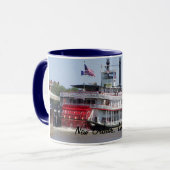 New Orleans Louisiana Mississippi River Boat Tasse (Vorderseite Links)