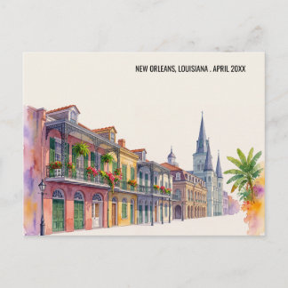 New Orleans Louisiana Nola Retro Vintage Reise Postkarte