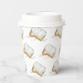 New Orleans Louisiana NOLA Zuckerhut Konditorei Pappbecher (Rückseite)